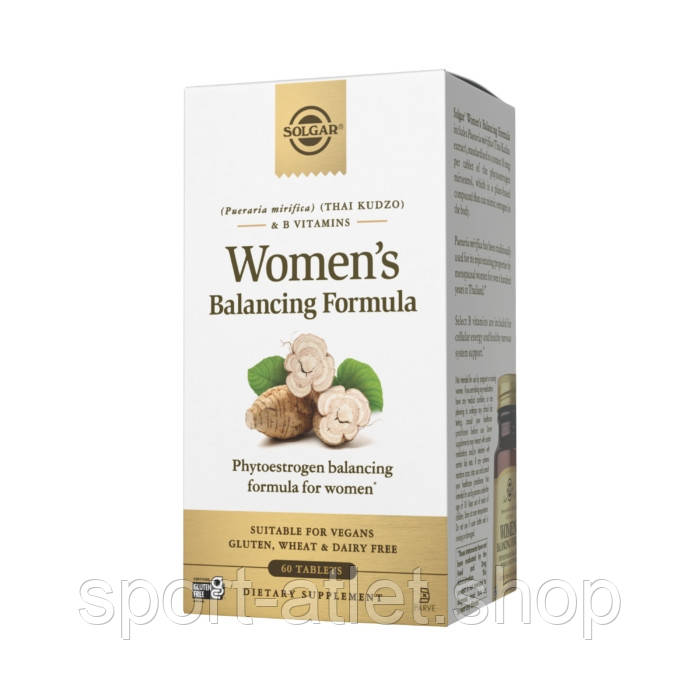 Натуральна добавка Solgar Women's Balancing Formula, 60 таблеток