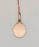 Підвіска - іконка "Богородиця з дитям" із золота, фото 2