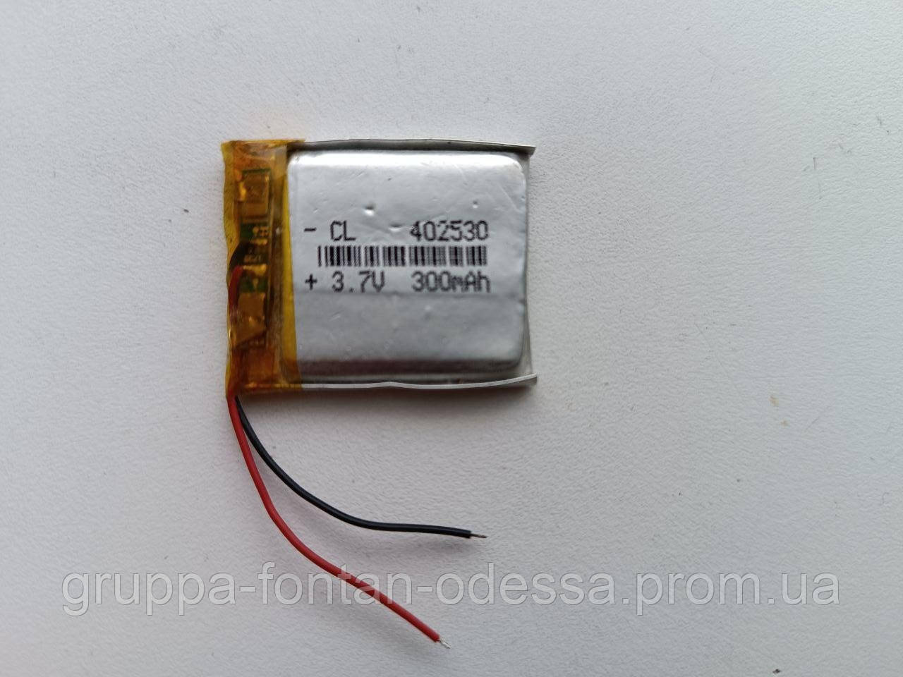 Батарея 300mAh 3.7V 402530 Литий-Полимер Аккумулятор для GPS Видеорегистратора - фото 1 - id-p1842784315