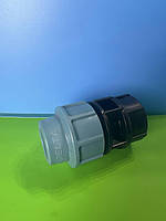 Муфта затискна з внутрішньою різьбою Unidelta ПЕ 25x1" PN 16