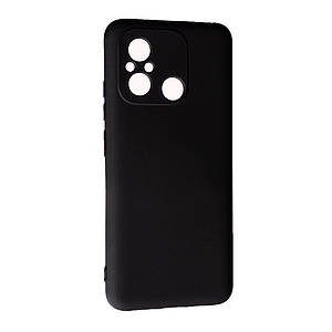 Силіконовий чохол Case SMTT (AA) для Xiaomi Redmi 12C Black