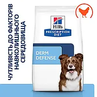 Hills Prescription Diet Derm Defense Chicken - Лечебный корм для собак при дерматитах и потере шерсти 12 кг