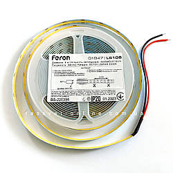 Світлодіодна стрічка COB 320LED/m 12В Feron ANAN LS108 IP20 320SMD/m 9W/m 12V 6500K білий холодний