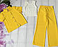Костюм для дівчинки на літо зі штанами та сорочкою, фото 8