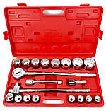 Набір ключів великих розмірів LEX LX21E 3/4" / 19-50мм / 12 граней / у кейсі, фото 2