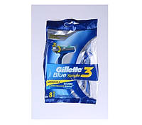 Станок Gillette 3 лезвия BLUE 3 Simple 8шт.в уп.