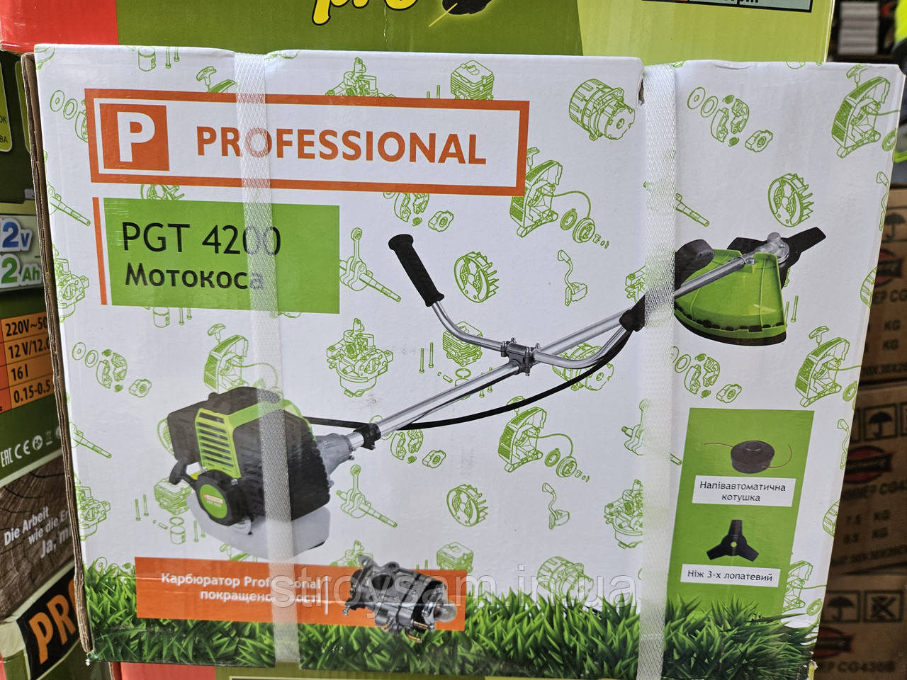 Мотокоса, бензокоса, тример Pro Craft 4200 Німеччина