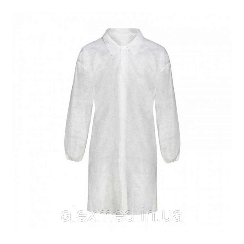 Халат COMFORT+ на кнопках Polix PRO&MED™ (1 шт/пач) зі спанбонд 25 г/м2, фото 1