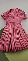 Полиэфирный шнур со статическим сердечником гамаковый 5мм,, Розовый
