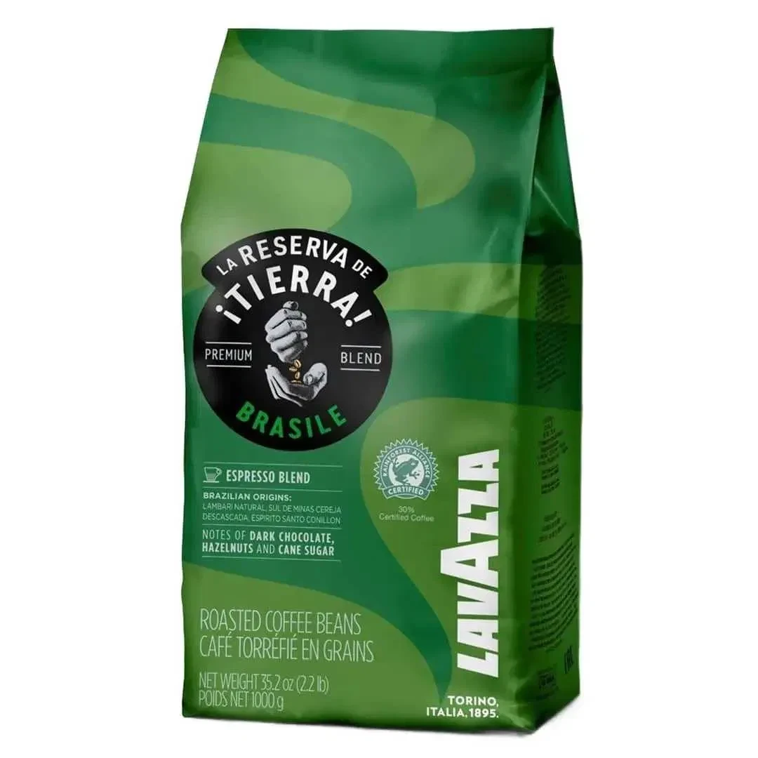 Оригінал! Кава зернова Lavazza Tierra Brasile Intense 1кг
