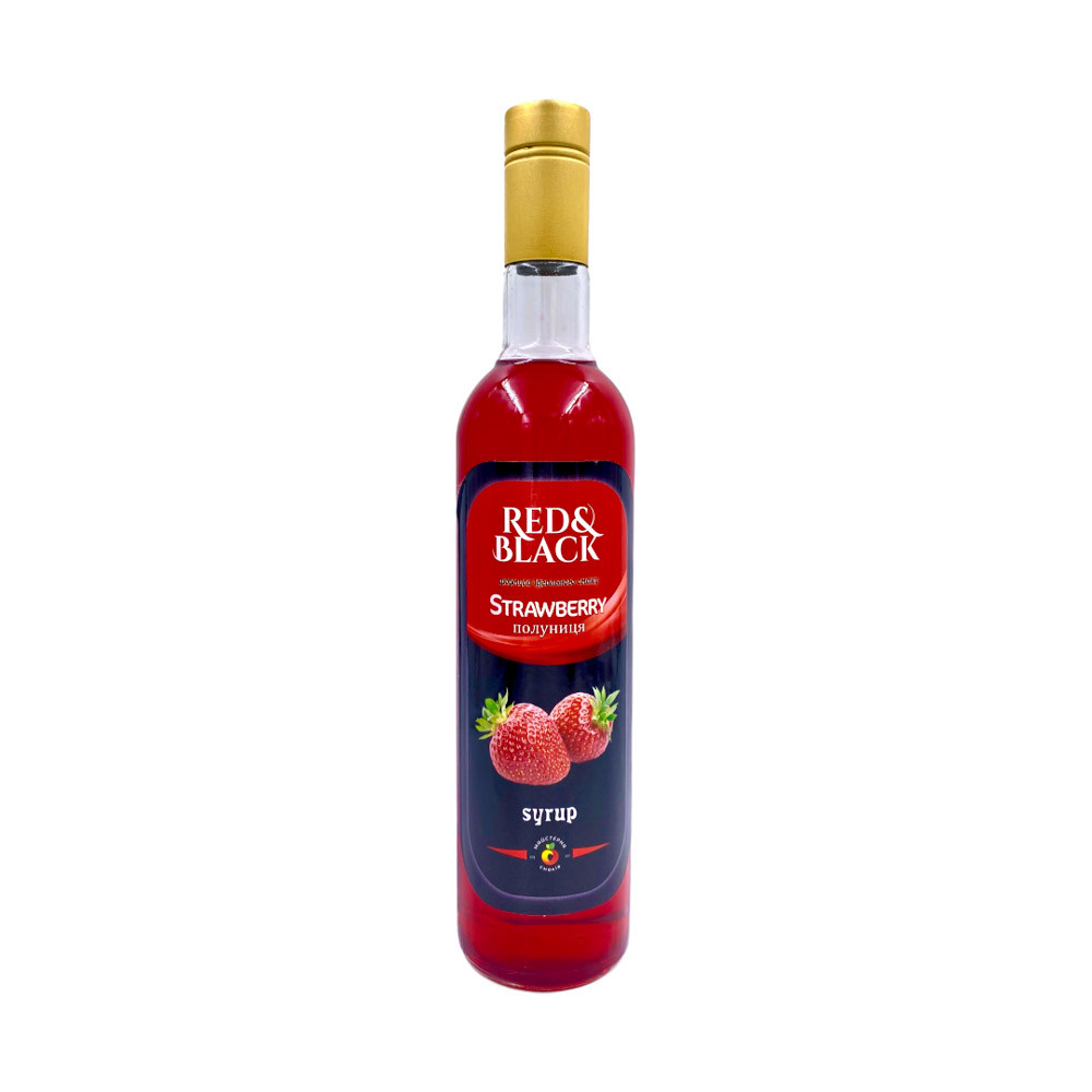 Сироп Red&Black Полуниця 0,7 л (1 шт.)