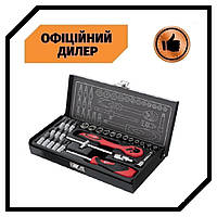 Набор головок и бит INTERTOOL ET-6028 1/4" 28ед ( гол.4-13мм, биты 11ед. ) (шт.) TSH