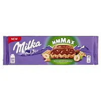 Молочный шоколад Milka "Nutty Choco Wafer" 300 г