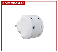 Переходник Пятерник без заземления 5 гн Neomax NX1027