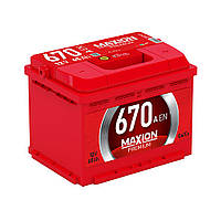 Автомобильный аккумулятор MAXION Premium (L2) 65 Аh 670A L+
