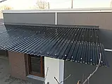 Полікарбонат профільований TOPLIGHT GR 76/18 UV10.8 мм бронза, фото 8