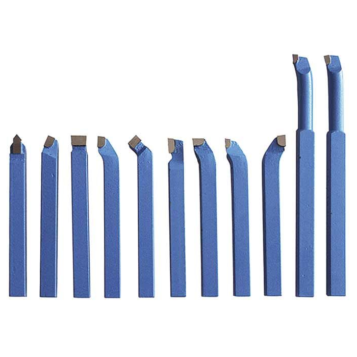 Комплект токарних різців Optimum Maschinen 8 мм/11 шт. (3441601), фото 1