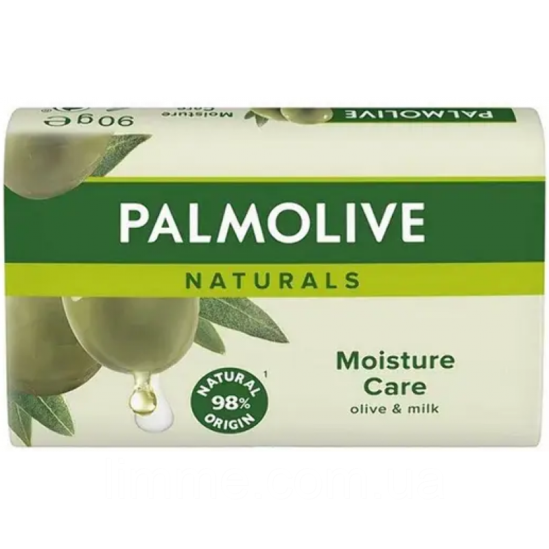 Тверде мило з ароматом оливки Інтенсивне зволоження Palmolive Naturel 90г
