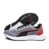 Літні чоловічі кросівки сітка сірі спортивні на літо *2172-2*, фото 4