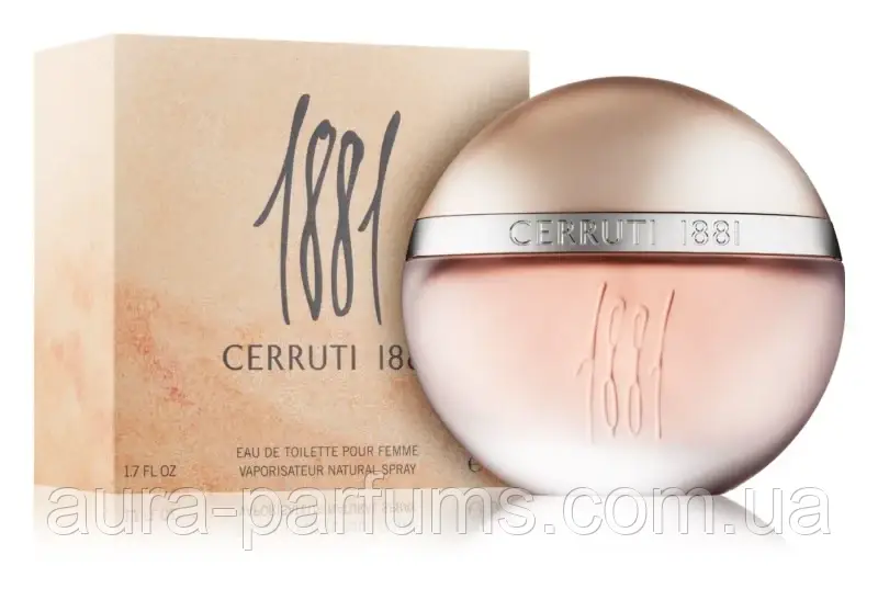 Жіночі парфуми Cerruti 1881 Pour Femme (Черутті 1881 Пур Фам) Туалетна вода 50 ml/мл