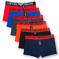 Трусы мужские боксеры хлопок Emporio Armani, ассорти, размер 2XL (50-52), 013031