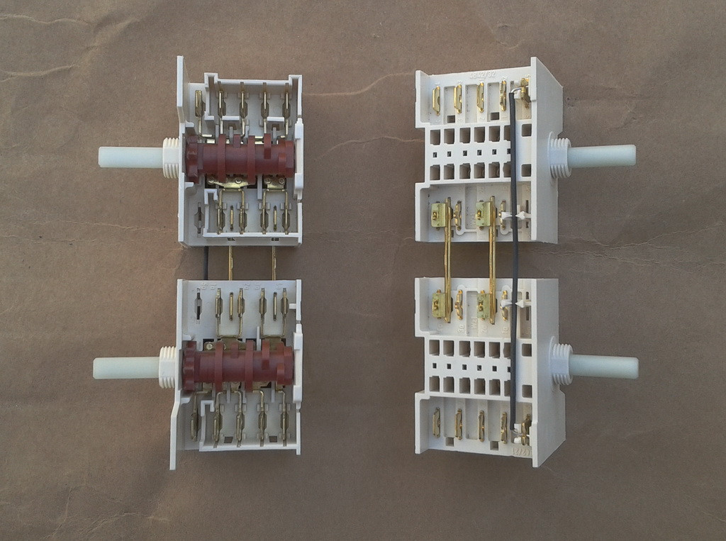 Перемикач режимів подвійний семипозиционный 5HE / 571 для електроплит, електродуховок DREEFS, Італія