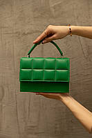 Сумка жіноча клатч Luck Sherrys стильна невелика сумочка через плече зеленого кольору