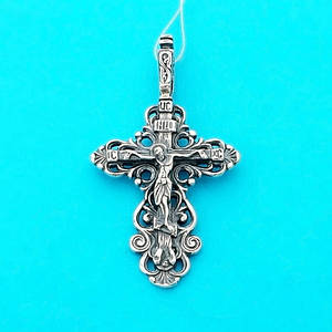 Срібний Хрестик - православний хрест зі срібла 925 проби (2,81г)
