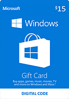 Подарочная карта Windows Store 15 USD, US-регион