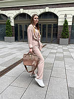 Стильна в'язана жіноча сумка ручної роботи з трикотажної пряжі, якісна літня сумочка шопер, SL5