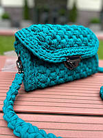 Стильная женская вязаная сумка ручной работы из трикотажной пряжи, качественная летняя сумочка кроссбоди, SL3