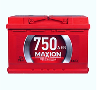 Автомобильный аккумулятор MAXION Premium (L3) 75Аh 750A R+