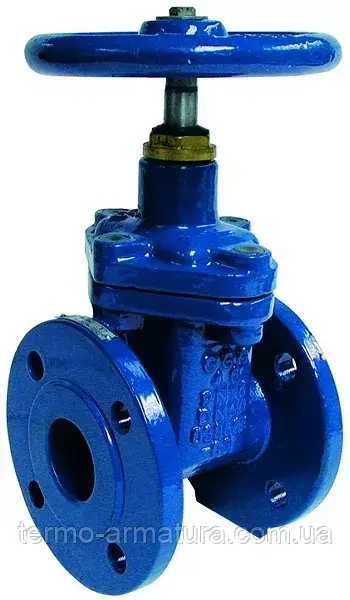Засувка чавунна з гумовим клином Genebre DN 300 PN 16 з EPDM ущільненням