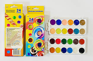 Фарби 24кол. 13410 пласт. Тетрада