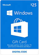 Подарункова карта Windows Store 25 USD, US-регіон