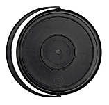 Відро пластикове 5 літрів чорне Ø 23.5 см h=19.5 см (ПРОМСАНТЕХПЛАСТ), фото 3