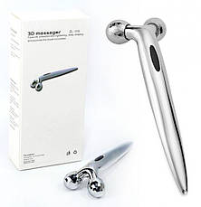 Масажер роликовий ZL-116B 3D Massager для обличчя, шиї, плечей, рук і ніг, фото 3