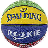 Мяч баскетбольный детский Spalding Rookie Gear Outdoor размер 5 резиновый (84368Z)