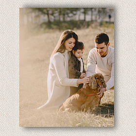 Інтер'єрна картина-постер на стіну За вашим фото (вертикаль 4-5) 30*20 Орігамі OP 5333 Маленька