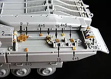 Набір фототравлення для деталірування британського танка Conqueror Mark 2. Экстерьер. 1/35 METALLIC DETAILS MD3507, фото 5