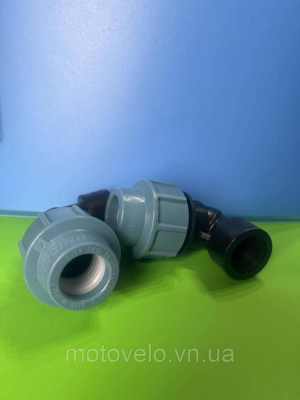 Коліно затискне з внутрішньою різьбою Unidelta 25x3/4" PN 16