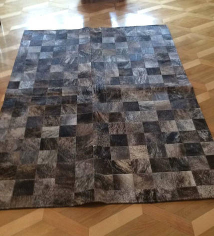 Килим із шматків коров’ячої шкіри, фото 3