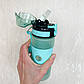 Пляшка спортивна для води DIBE пластикова 500 мл М'ятний металік, фото 4
