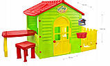 Дитячий ігровий будиночок Mochtoys пластиковий 12 міс +, фото 6