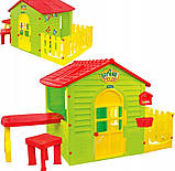 Дитячий ігровий будиночок Mochtoys пластиковий 12 міс +, фото 2