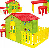 Дитячий ігровий будиночок Mochtoys пластиковий 12 міс +, фото 3