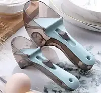 Мерные регулируемые ложки Adjustable measuring spoon с регулировкой пластиков универсальные a