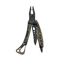 Мультитул Leatherman Skeletool с комбинированным ножом и открывалкой, Coyote