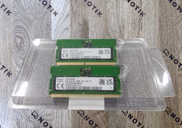 Оперативна пам'яті для ноутбука SODIMM DDR5 16GB(2x8GB) 1Rx16 PC5-5600B-SC0-1010-XT (HMCG66AGBSA095N) Нова