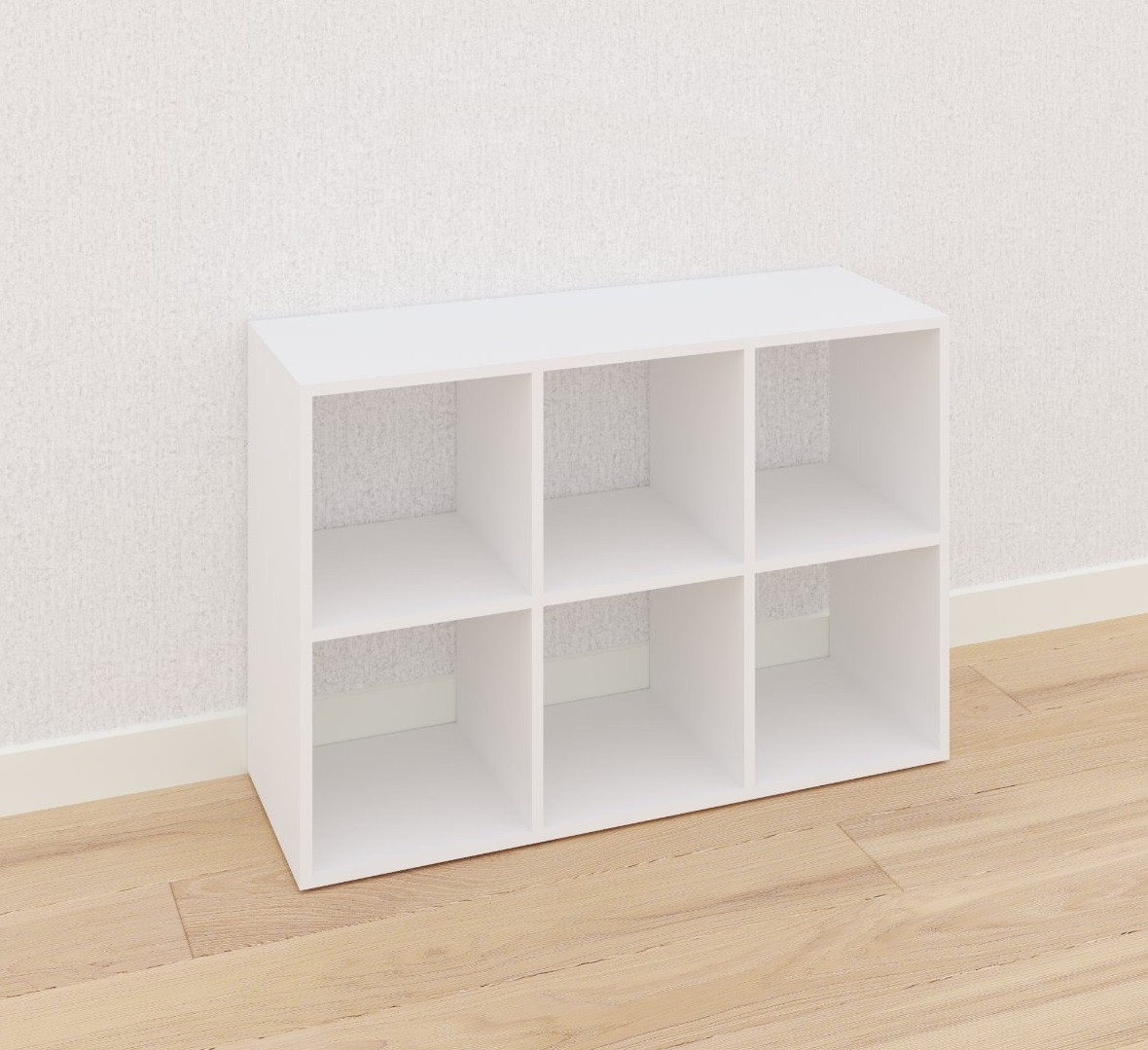 Кубічний стелаж на 6 комірок (300х300мм)